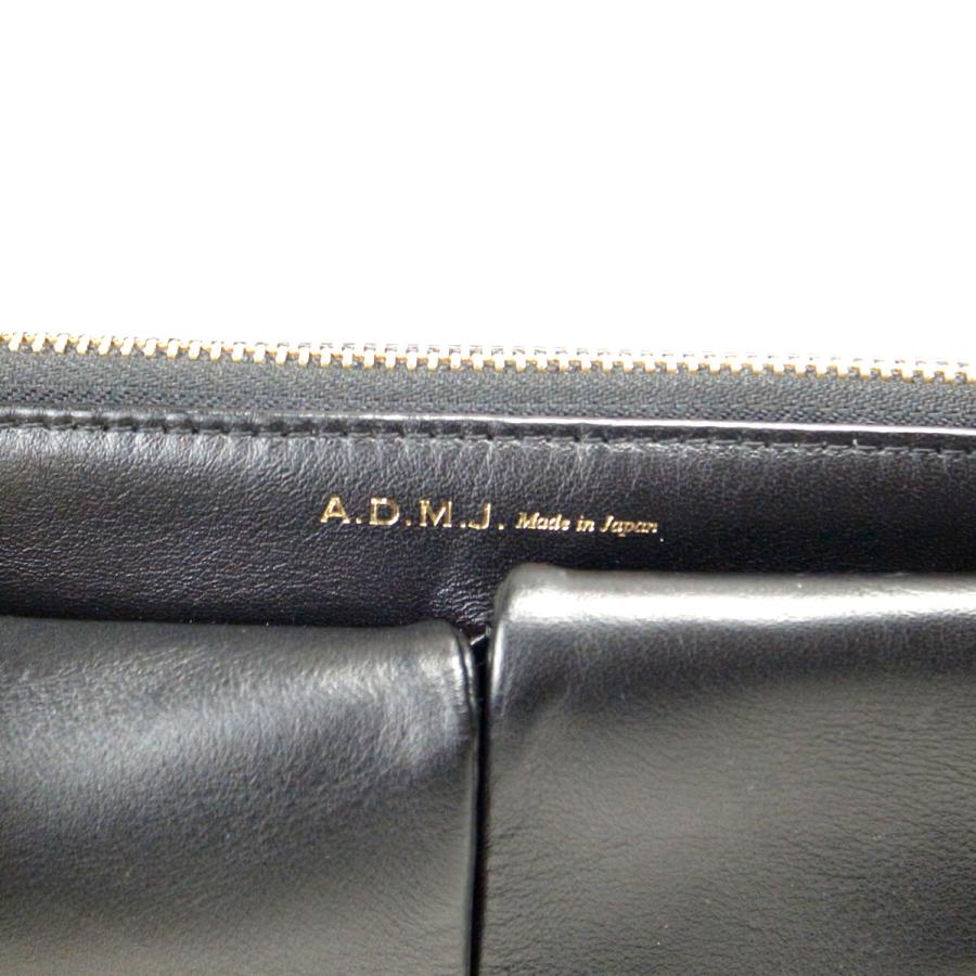 ADMJ レザーショルダーバッグ 黒 斜め掛け レディース 女性 質屋出品