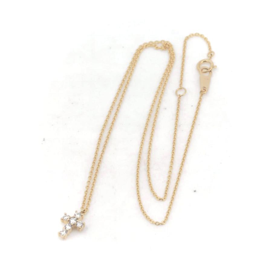 VENDOME AOYAMA ヴァンドーム青山 ダイヤモンド クロス ネックレス  