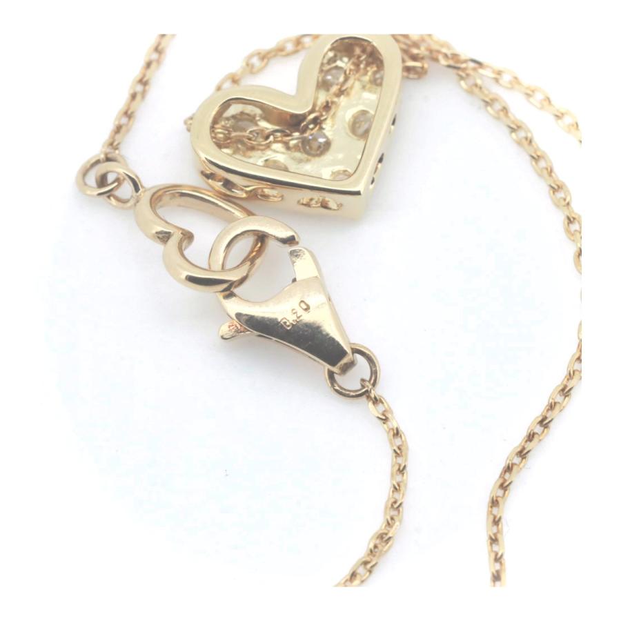 未使用Ponte VecchioハートダイヤモンドK18WGパヴェネックレス 未使用Ponte VecchioハートダイヤモンドK18WGパヴェネックレス 【公式