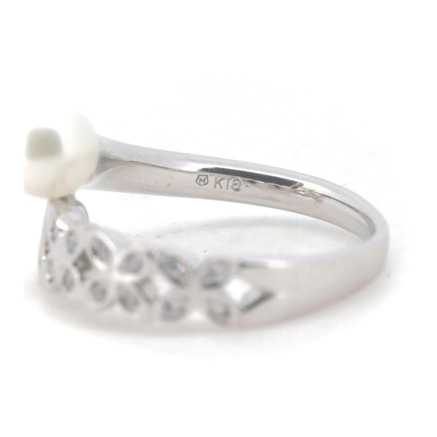 MIKIMOTO（ミキモト） パール ダイヤモンド リング 指輪 5.6ミリ 9号