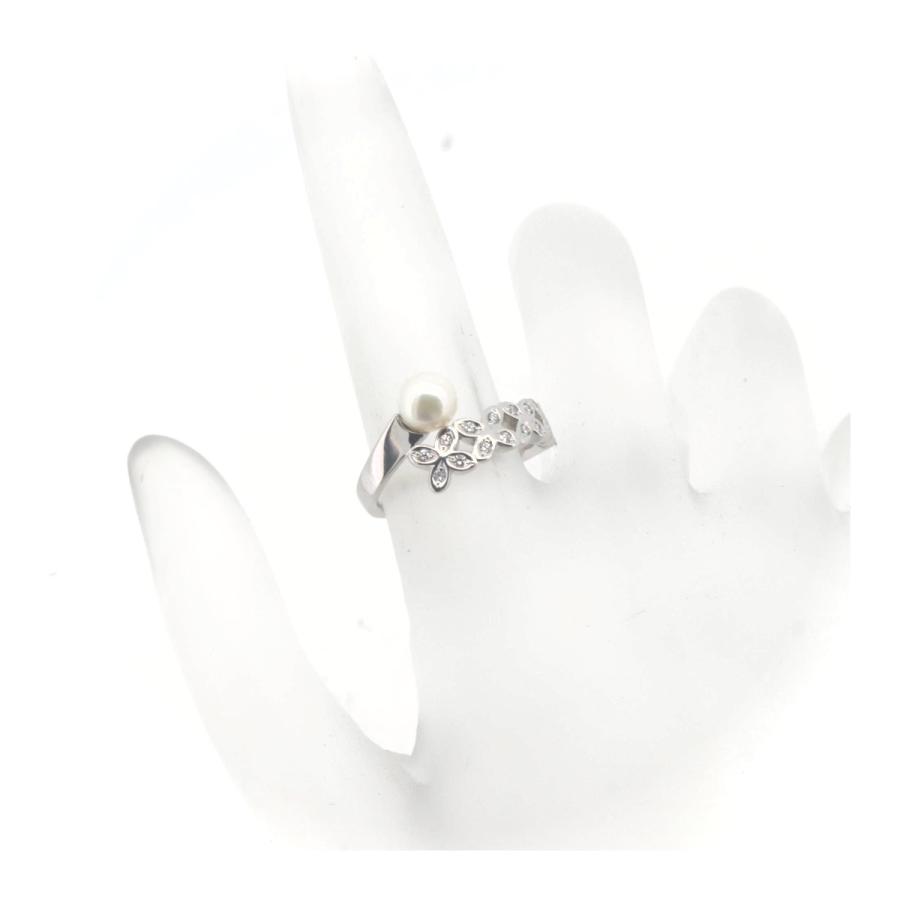 MIKIMOTO（ミキモト） パール ダイヤモンド リング 指輪 5.6ミリ 9号