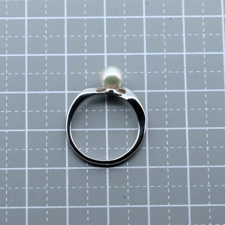 TASAKI タサキ パール ダイヤモンド リング 指輪 5.9ミリ 0.03CT 11.5  