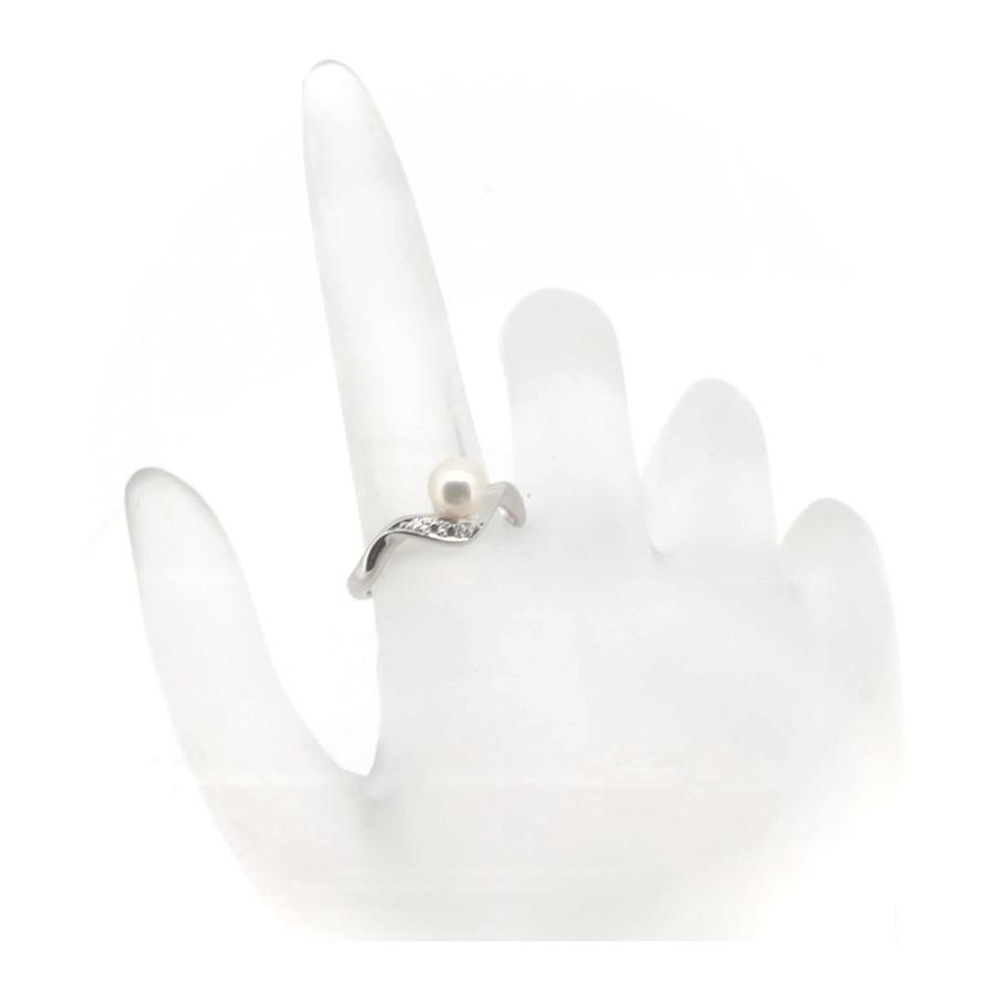 TASAKI タサキ パール ダイヤモンド リング 指輪 5.9ミリ 0.03CT 11.5  