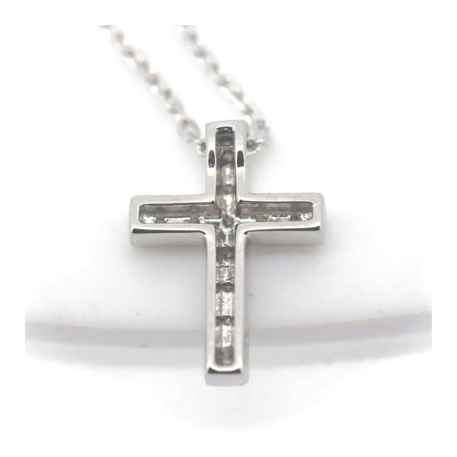 VENDOME AOYAMA ヴァンドーム青山 ダイヤモンド クロス ネックレス  