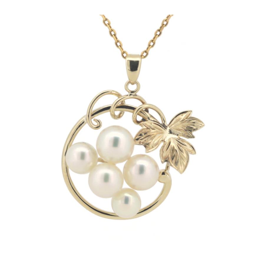 ミキモト ぶどうモチーフネックレス