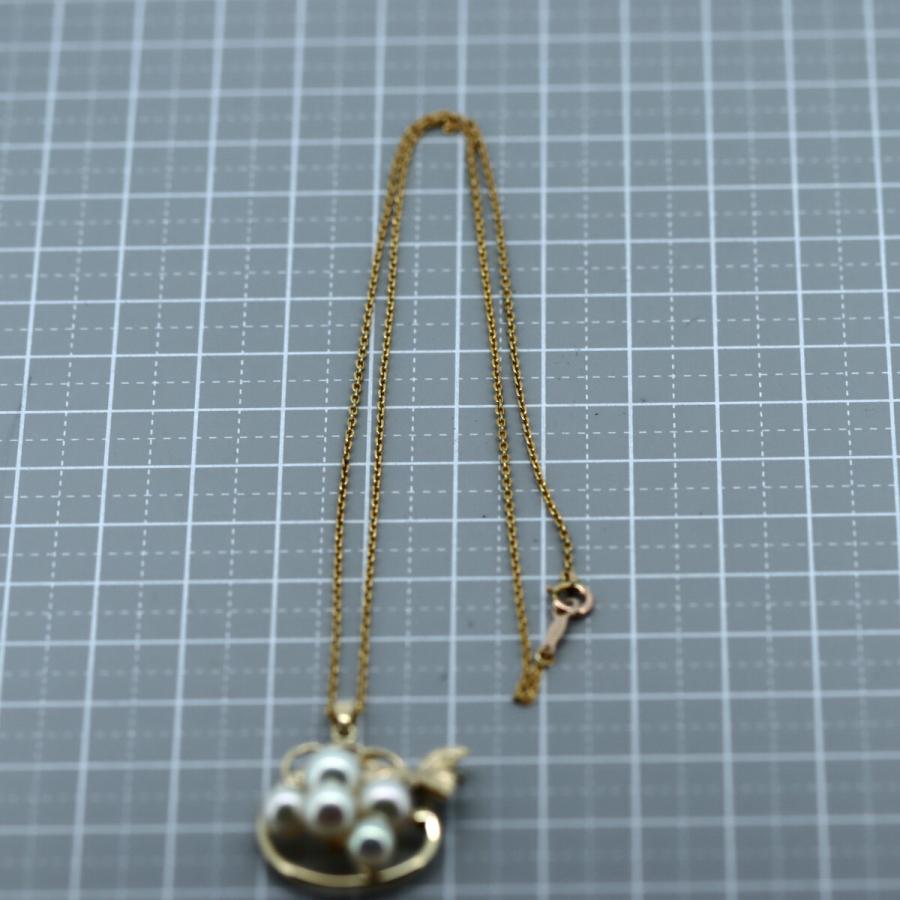 【ミキモト】MIKIMOTO ぶどうモチーフ ネックレス MIKIMOTO（ミキモト） ブドウモチーフ パール ネックレス 6.5ミリ