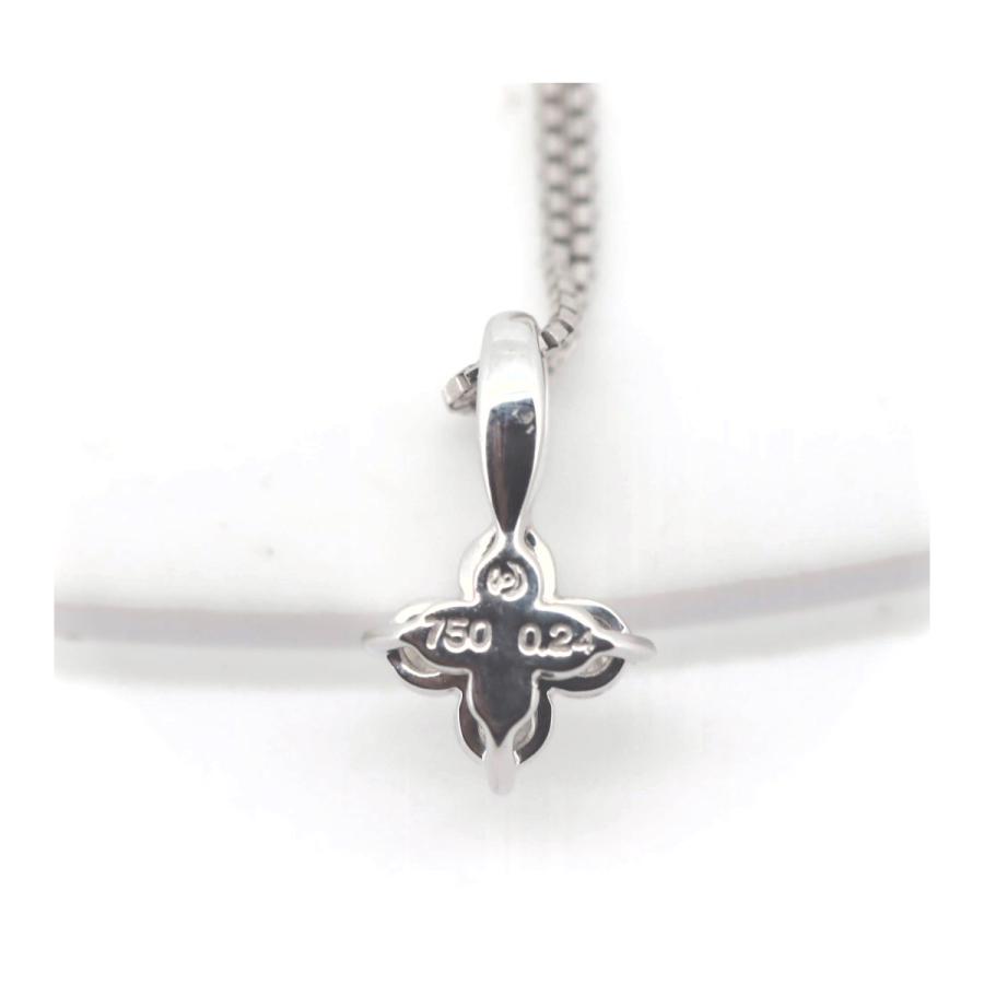 TASAKI（タサキ） ダイヤモンド ネックレス 0.24ct K18WG(18金 