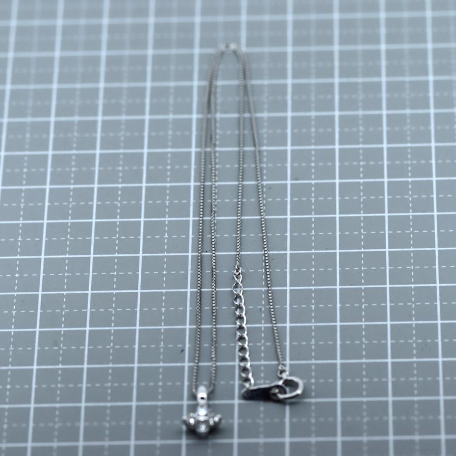 TASAKI（タサキ） ダイヤモンド ネックレス 0.24ct K18WG(18金 