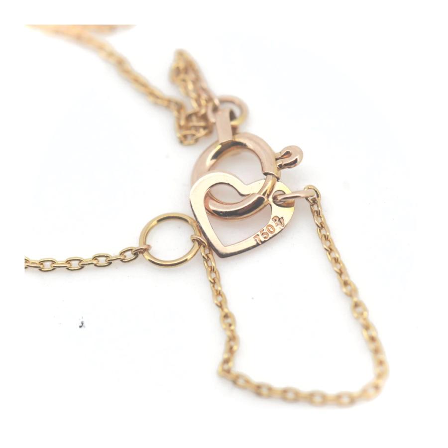 ポンテヴェキオ　K18ハート型ダイヤモンド0.3ネックレス ポンテヴェキオ K18ハート型ダイヤモンド0.3ネックレス - メルカリ