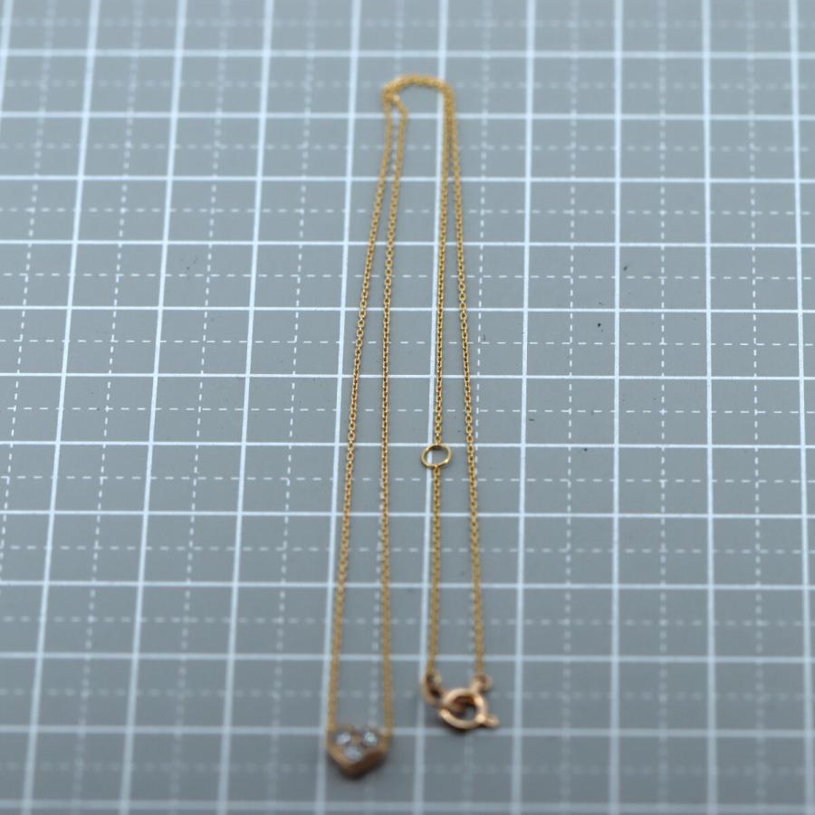 ポンデヴェキオ　18KPG ハートダイアモンドネックレス Ponte Vecchio ポンテヴェキオ ハート ダイヤモンド ネックレス