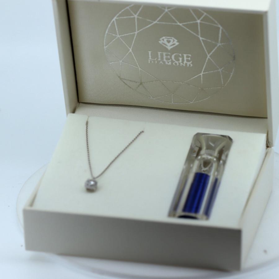 東京　銀座リエジュ　ネックレス リエジュ(LIEGE) 多面カット ダイヤモンド ネックレス 0.229ct 0.06ct