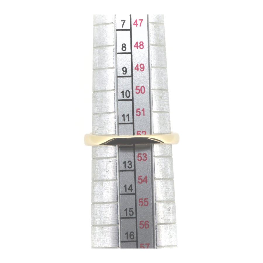 K18YG(18金 イエローゴールド) ハーフエタニティ ダイヤモンド リング 指輪 0.58ct 12号 質屋出品_7