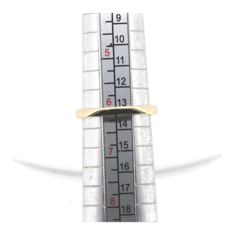 K18YG(18金 イエローゴールド) ハーフエタニティ ダイヤモンド リング 指輪 0.58ct 12号 質屋出品_8
