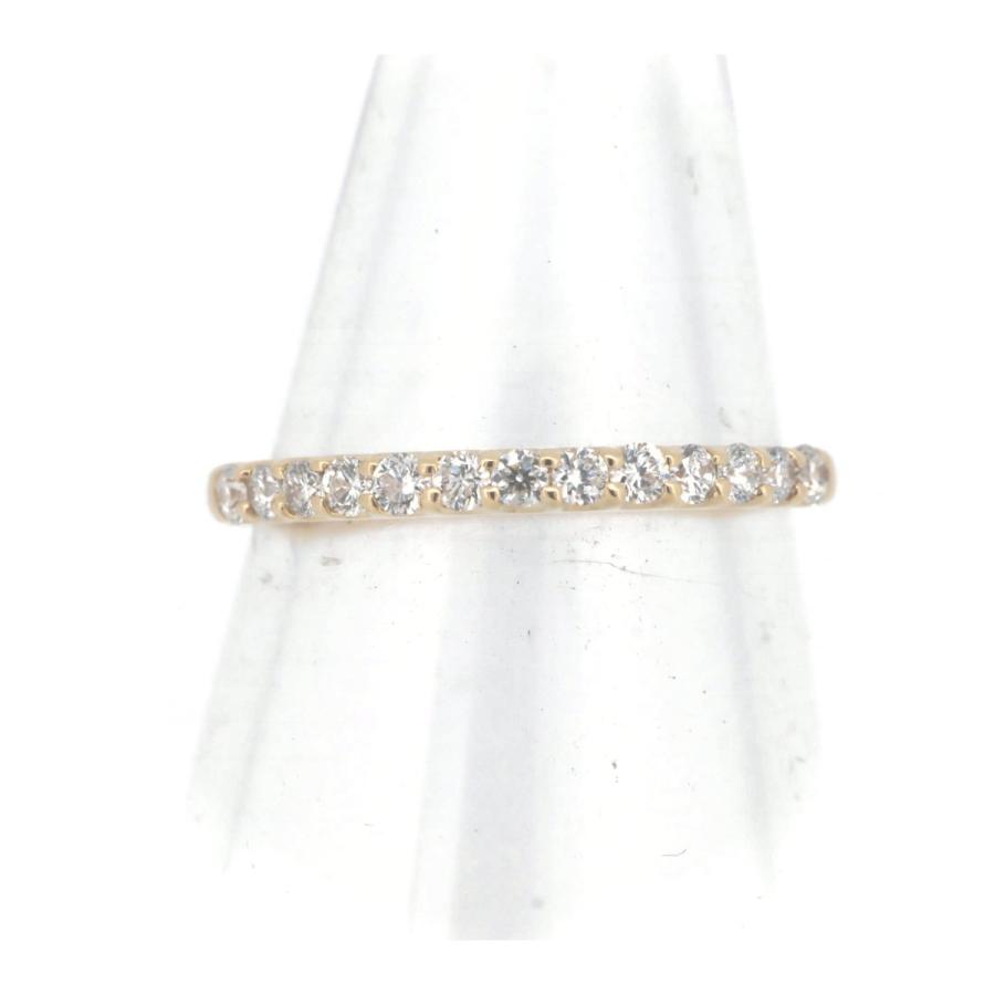 ヴァンドーム K18YG ハーフエタニティリング 指輪 0.23ct ダイヤ 