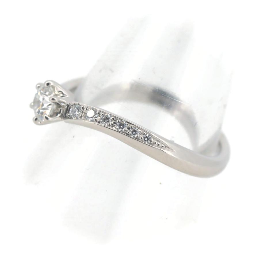 エクセルコ ダイヤモンド リング 指輪 0.251ct 0.098ct 12号 Pt950 