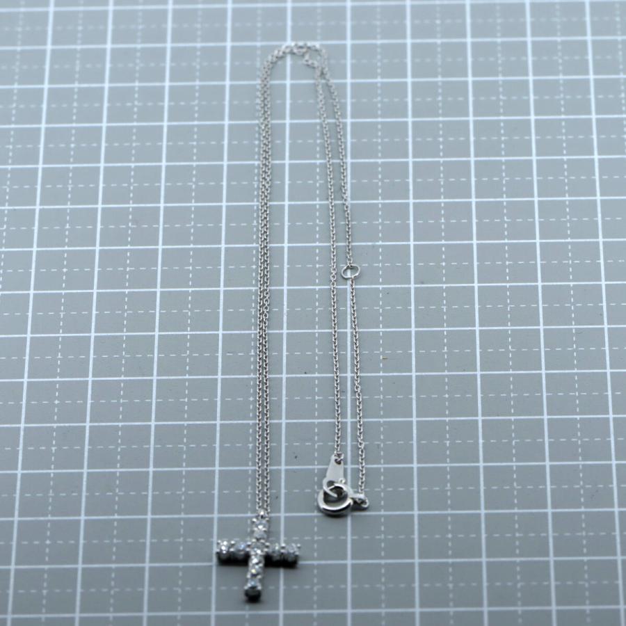 ヴァンドーム青山 クロス Pt900/850 ネックレス VENDOME AOYAMA（ヴァンドーム青山） ダイヤモンド クロス ネックレス
