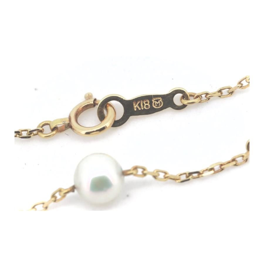 MIKIMOTO（ミキモト） パール ブレスレット 5.0ミリ K18YG(18金