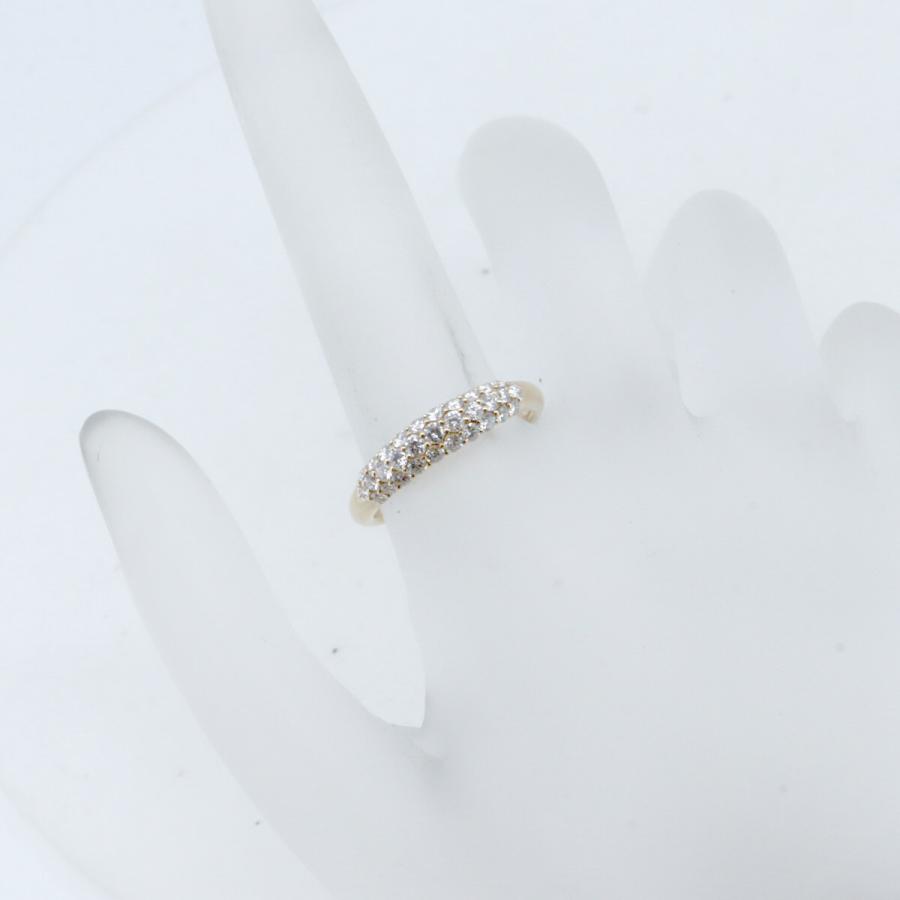 POLA（ポーラ） ダイヤモンド パヴェ リング 指輪 0.54ct 11.5号 K18YG 