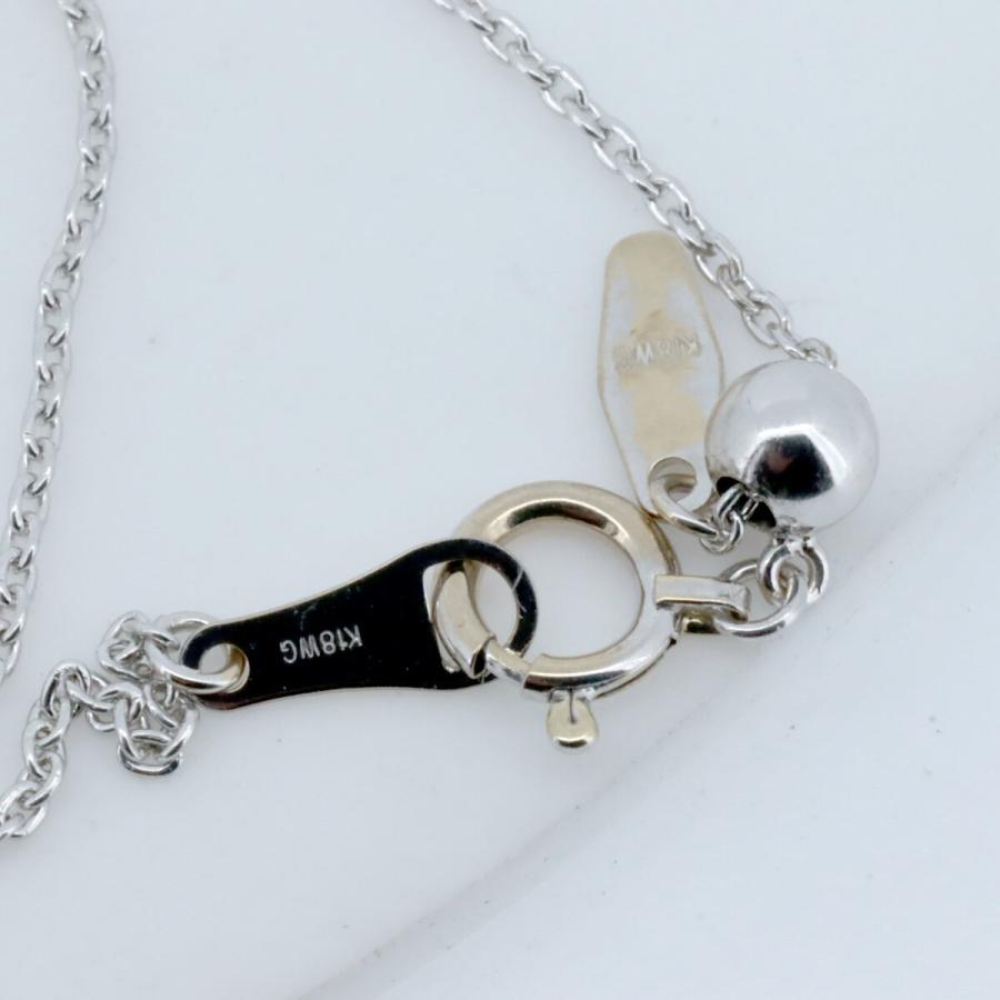 カシケイ メランジェ ダイヤモンド ネックレス 1.00ct K18PG/K18WG(18