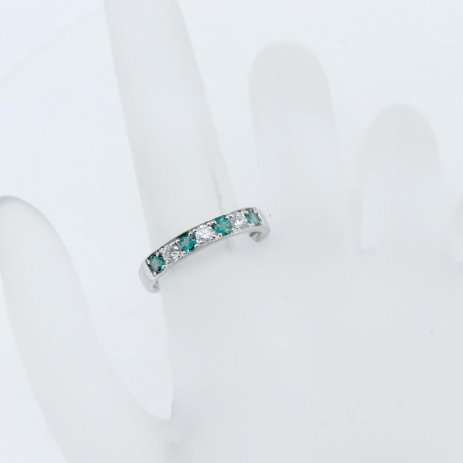アレキサンドライト ダイヤモンド リング 指輪 0.33ct D0.21ct 11.5号 
