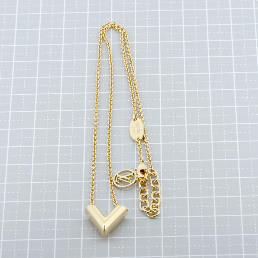 ルイヴィトン エセンシャルV ネックレス M61083 ゴールドカラー 質屋出品_5
