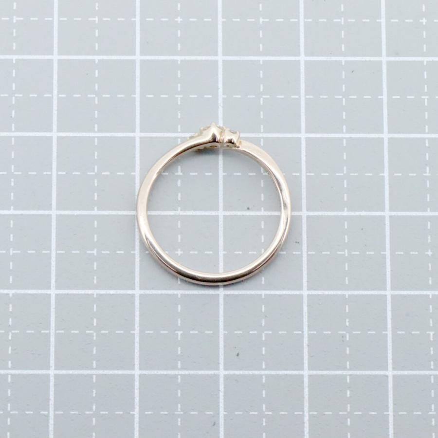 4℃ ヨンドシー ダイヤモンド リング 指輪 9号 K18PG(18金 ピンク