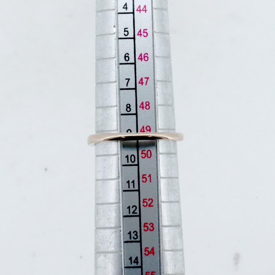 4℃ ヨンドシー ダイヤモンド リング 指輪 9号 K18PG(18金 ピンク