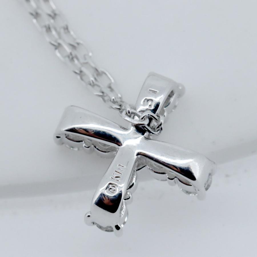 MIKIMOTO（ミキモト） ダイヤモンド クロス ネックレス 0.31ct