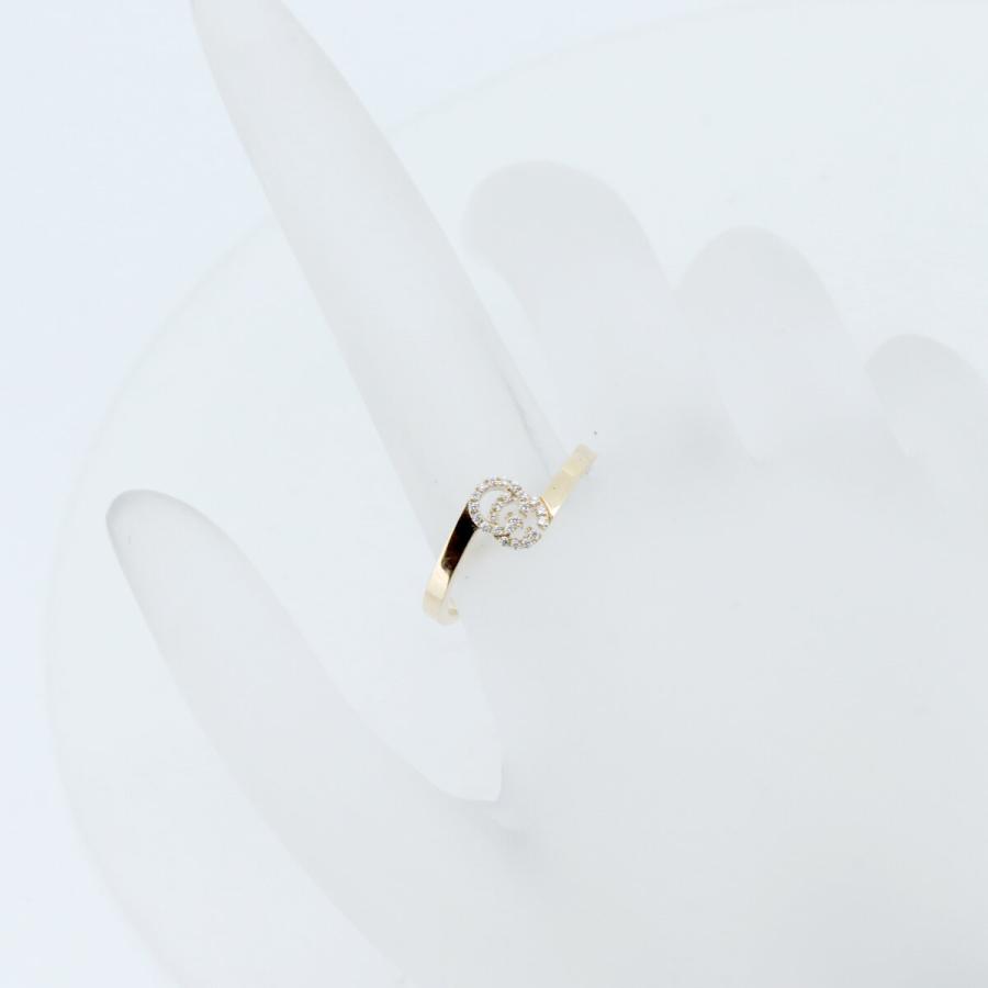 GUCCI グッチ GGランニング ダイヤモンド リング 指輪 13.5号 K18PG(18  