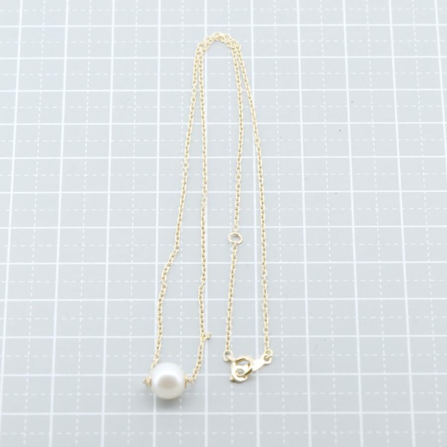 MIKIMOTO（ミキモト） パール ネックレス 7.1ミリ 一粒真珠 K18YG(18金