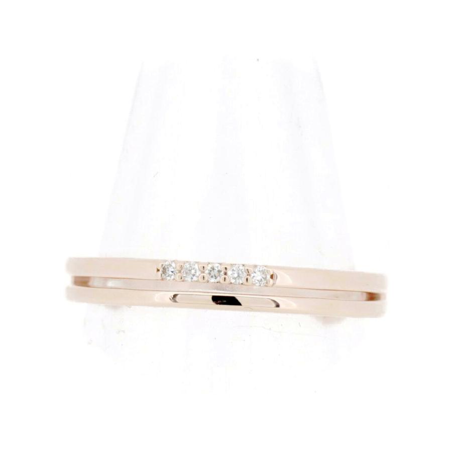 リ*オ様 4°C ダイヤモンドリング 10K PG 7号 Canal4℃（カナルヨンドシー） ダイヤモンド リング 指輪 7号 K10PG(10