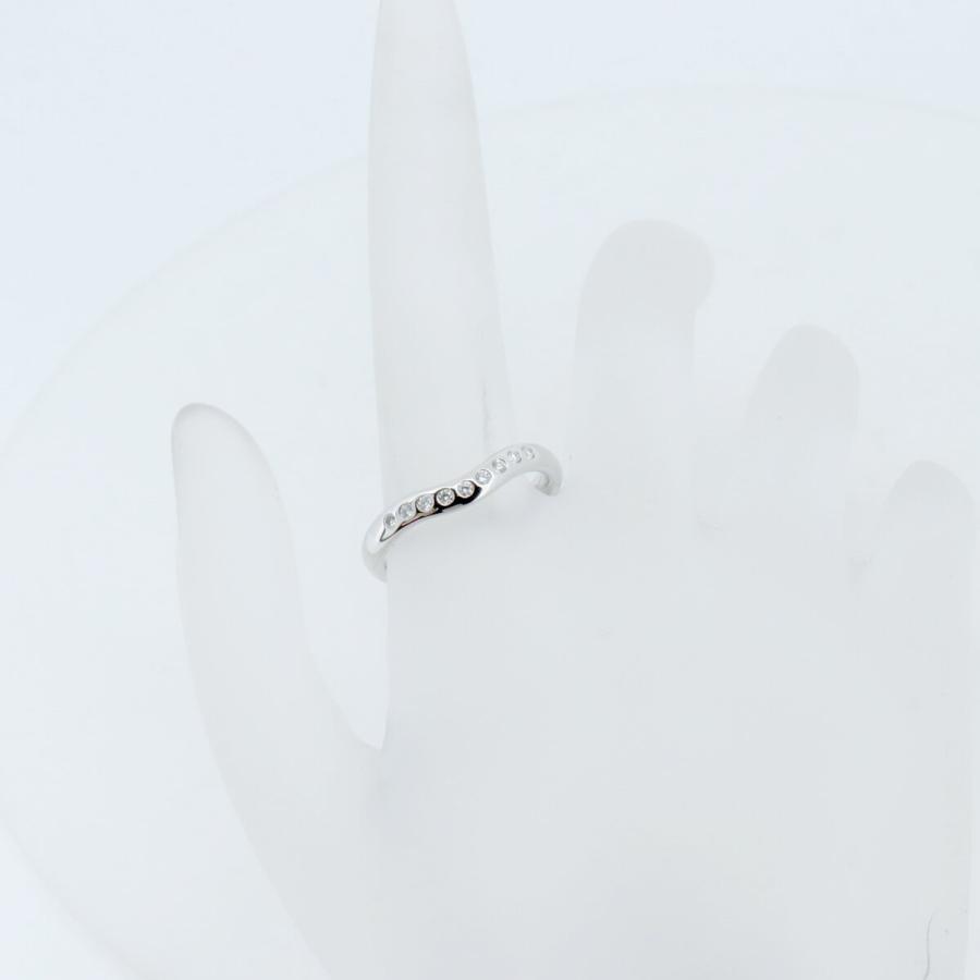 TIFFANY&Co. ティファニー カーブドバンド ダイヤモンド リング 指輪  