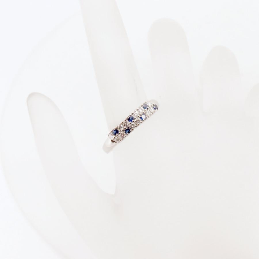 MIKIMOTO（ミキモト） サファイア ダイヤモンド リング 指輪 S0.30ct