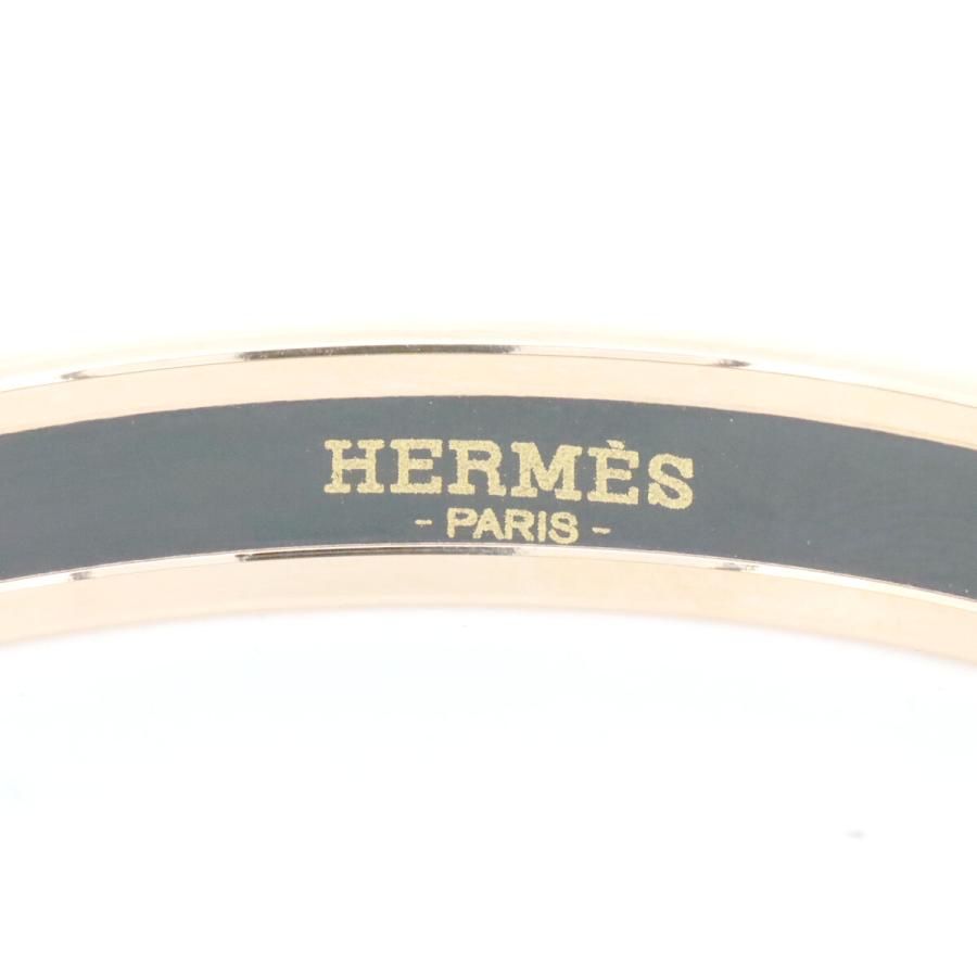 HERMES エルメス エマイユPM バングル シェーヌダンクル ピンク