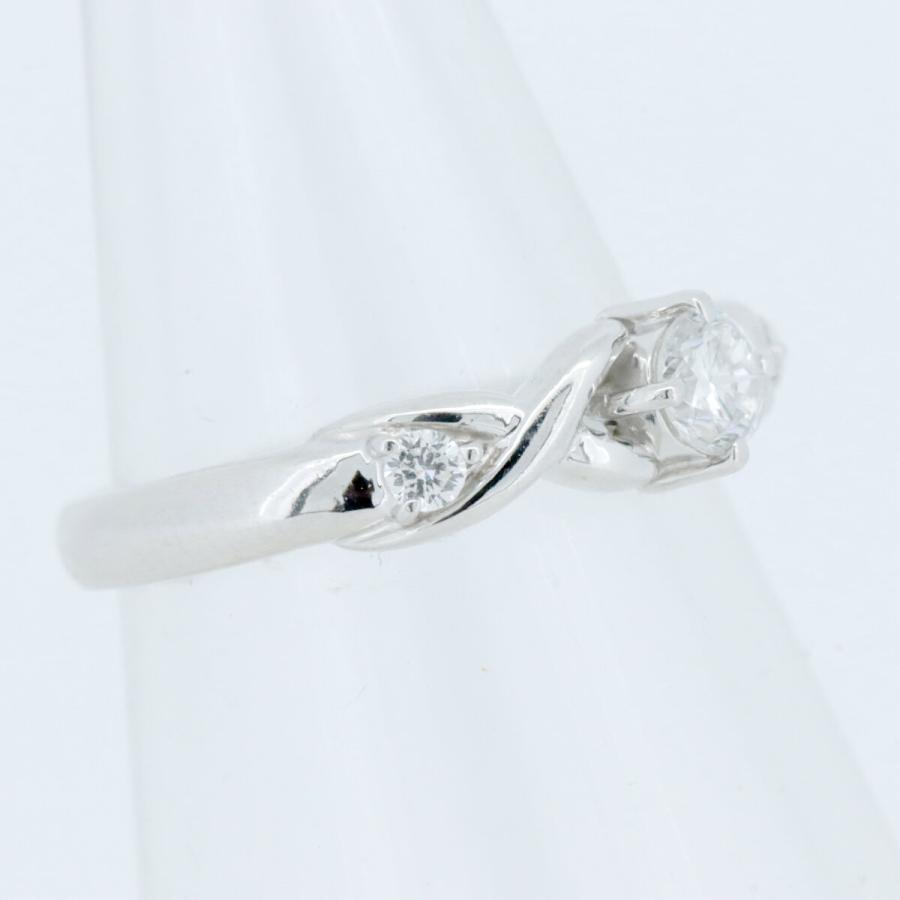 サマンサタバサ K18WG ネックレス ダイヤ 0.04ct 2.9g