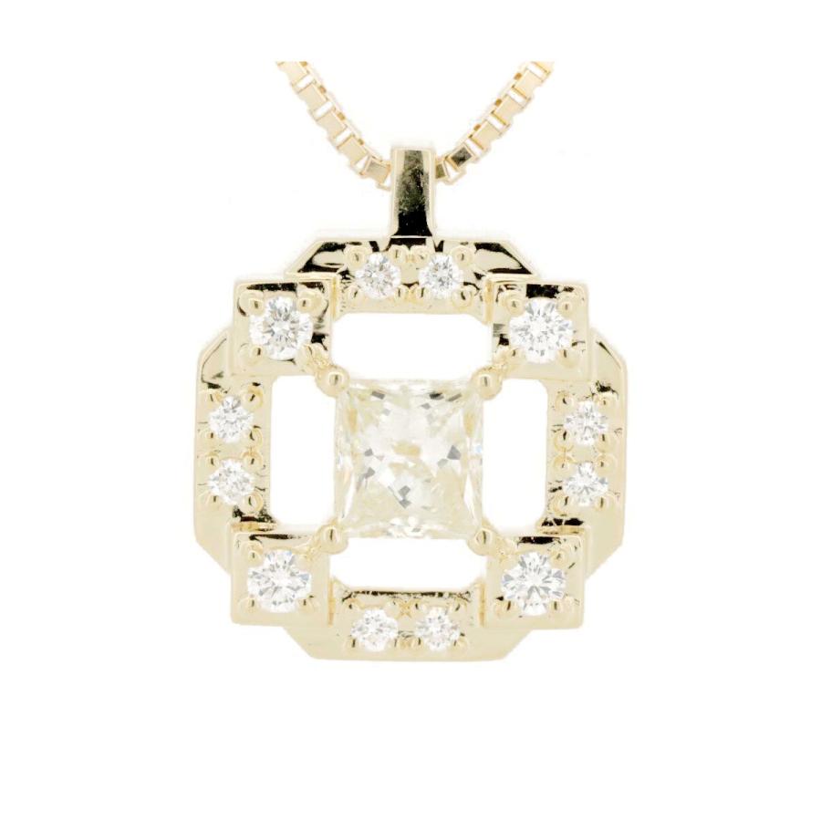 TASAKI タサキ ダイヤモンド ネックレス 0.31ct 0.11ct K18YG(18金  