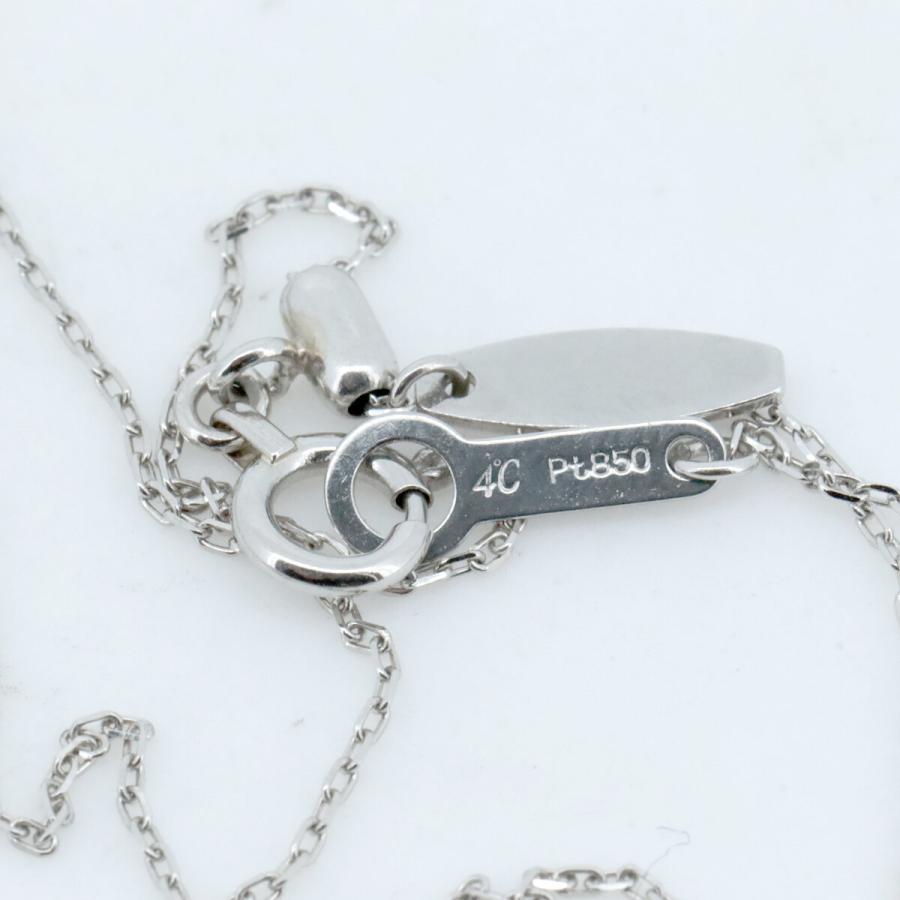 ヨンドシー ダイヤモンド ネックレス 0.113ct 4℃ 一粒 Pt850(プラチナ) 質屋出品_2