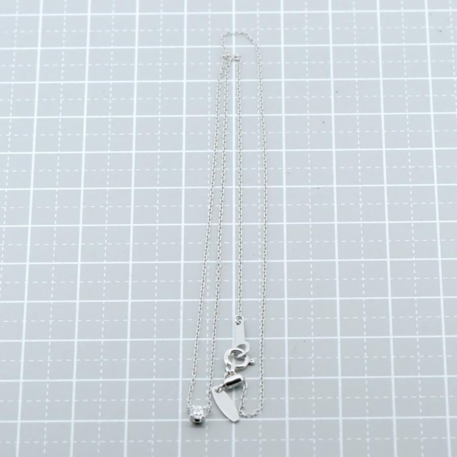 ヨンドシー ダイヤモンド ネックレス 0.113ct 4℃ 一粒 Pt850(プラチナ) 質屋出品_5