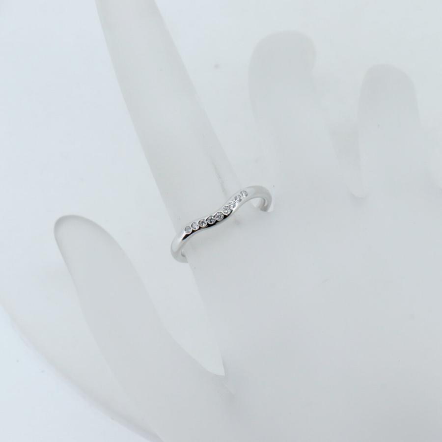 Elsa Peretti ティファニー カーブバンド ダイヤモンド リング 指輪 10  