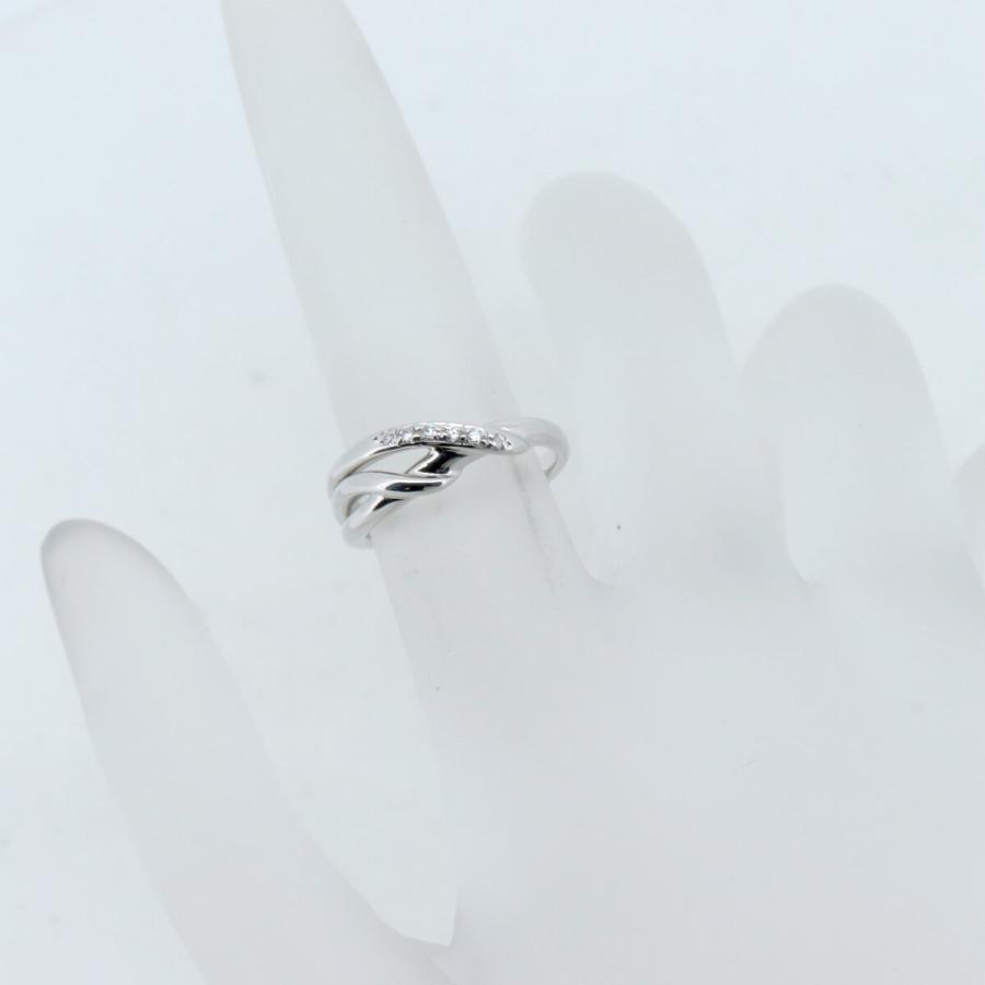 4℃（ヨンドシー） ダイヤモンド リング 指輪 6号 K18WG(18金 ホワイト