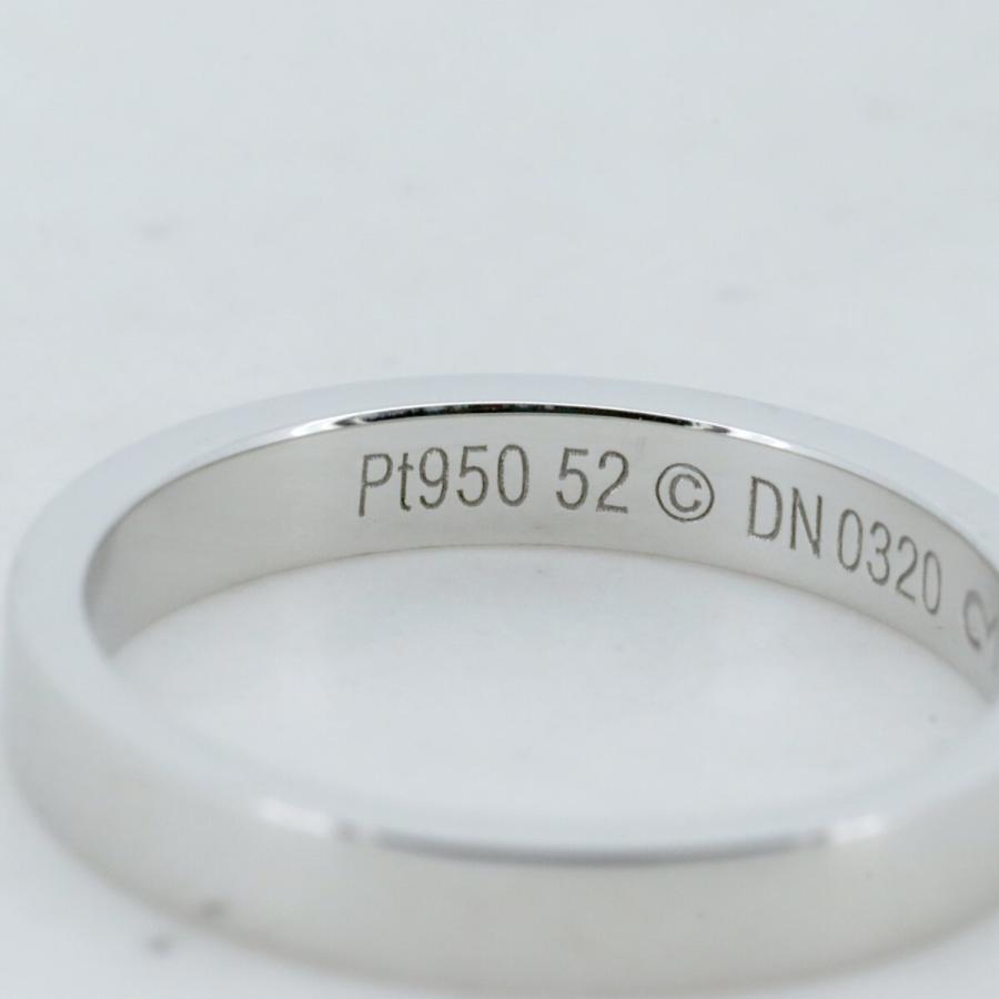 Cartier カルティエ エングレーブド リング 指輪 12号 B4054052 Pt950  