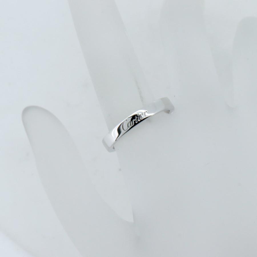 Cartier カルティエ エングレーブド リング 指輪 12号 B4054052 Pt950  
