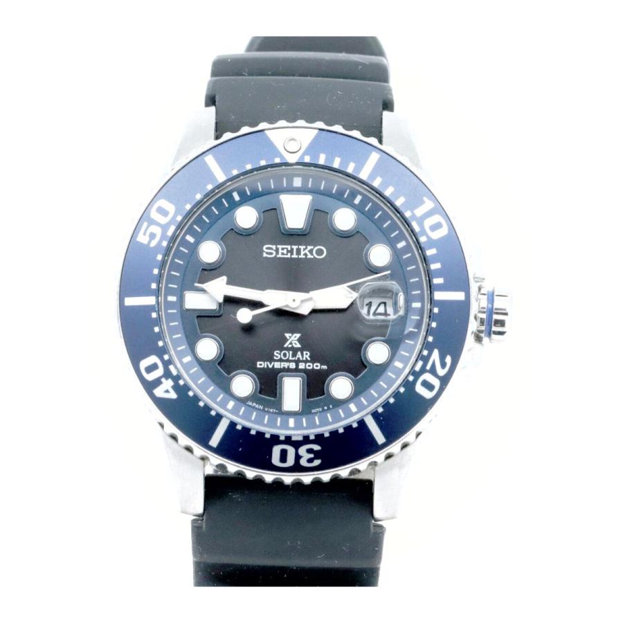 セイコー プロスペックス ソーラー メンズ 腕時計 ブルー ブラック