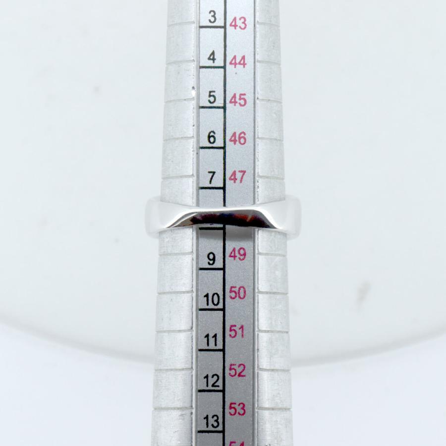 サンタマリアカラーアクアマリン ダイヤモンド リング 指輪 8号 A0.44ct D0.50ct Pt900(プラチナ)  質屋出品の画像