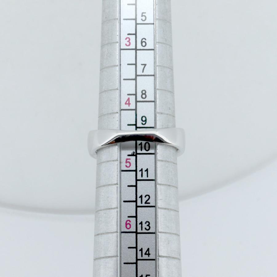 サンタマリアカラーアクアマリン ダイヤモンド リング 指輪 8号 A0.44ct D0.50ct Pt900(プラチナ)  質屋出品の画像