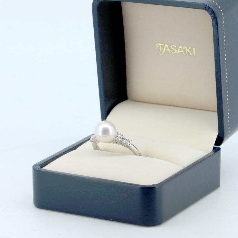 TASAKI（タサキ） パールダイヤモンド リング 指輪 12号 8.5ミリ