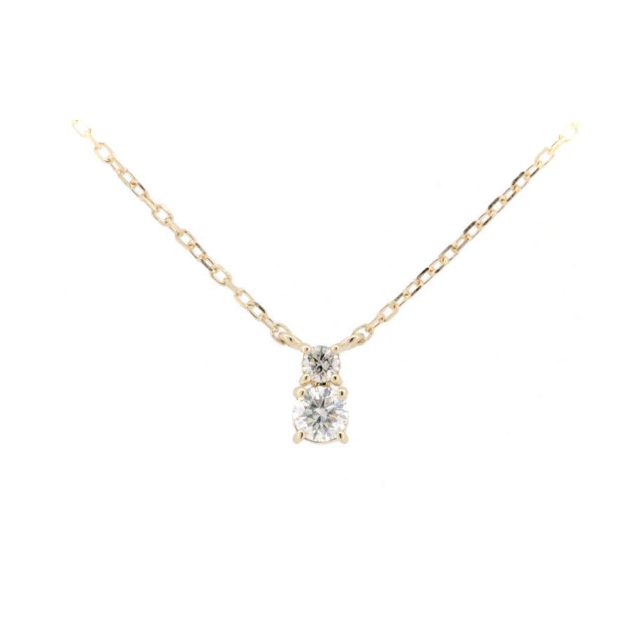 4℃（ヨンドシー） ダイヤモンド ネックレス K18YG(18金 イエロー 