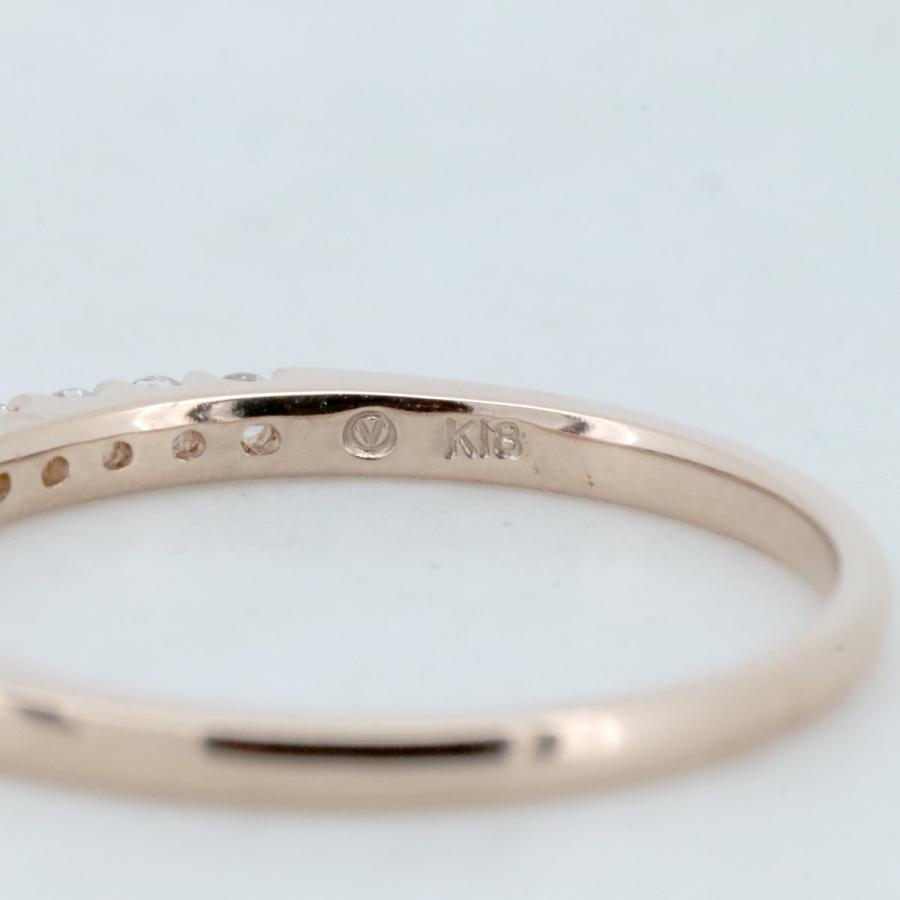 美品　Vandome　Aoyama　pt　ハーフエタニティ　ダイヤ0.2ct VENDOME AOYAMA（ヴァンドーム青山） 指輪 リング プラチナハーフ