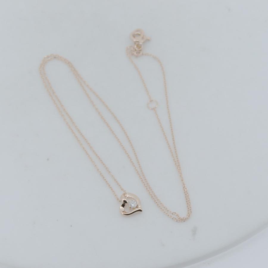 ヨンドシー ダイヤモンド ネックレス 4℃ K18PG(18金 ピンクゴールド) 質屋出品_1