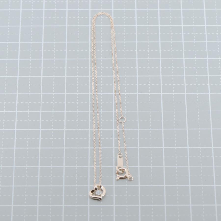 ヨンドシー ダイヤモンド ネックレス 4℃ K18PG(18金 ピンクゴールド) 質屋出品_4
